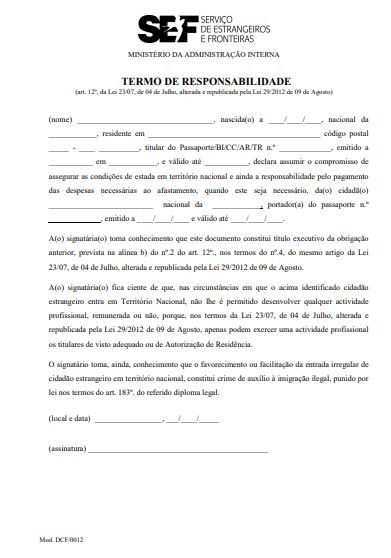 Carta Convite Portugal O Que é Para Que Serve E Como Fazer 2953